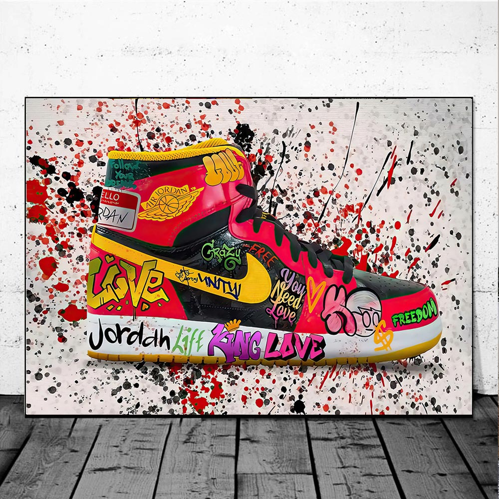 Arthia Designs - Couple Graffiti Sneakers Canvas Art - Review