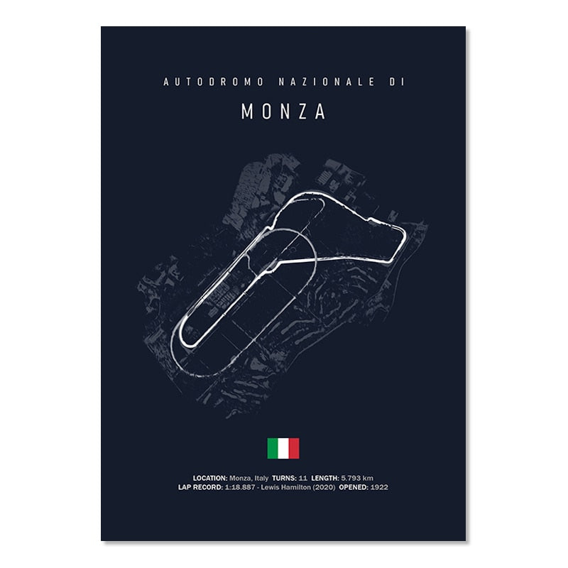 Arthia Designs - Formula 1 Track Circuit Canvas Art - Review