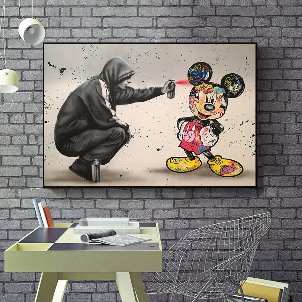 Arthia Designs - Mickey Mouse Graffiti Canvas Art - Review