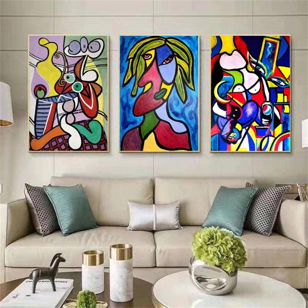 Arthia Designs - Abstract Graffiti Picasso Canvas Art - Review