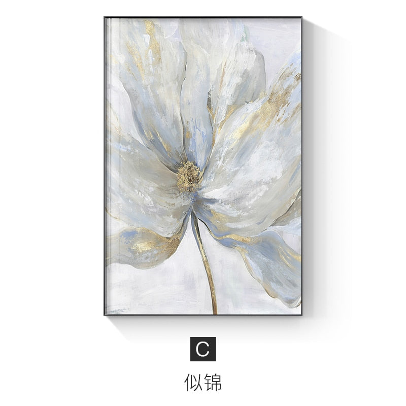 Arthia Designs - Harebell Scandinavian Flower Canvas Art - Review