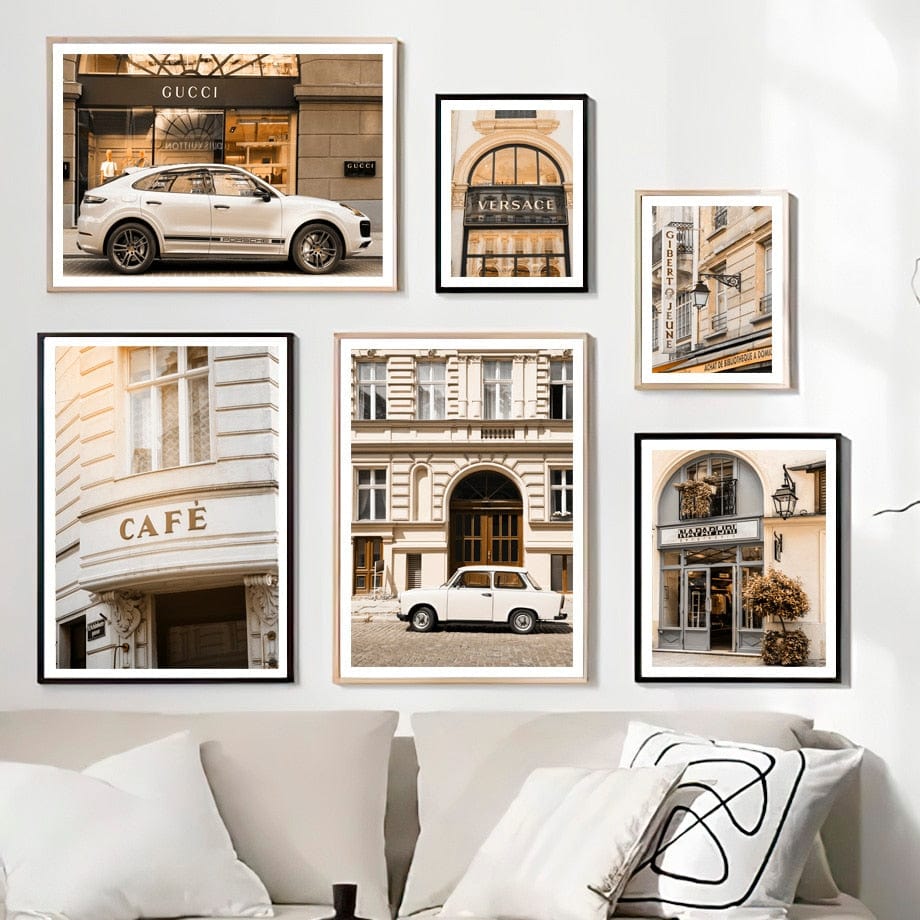 Arthia Designs - Paris Luxury Designers Brand Shop Canvas Art - Review