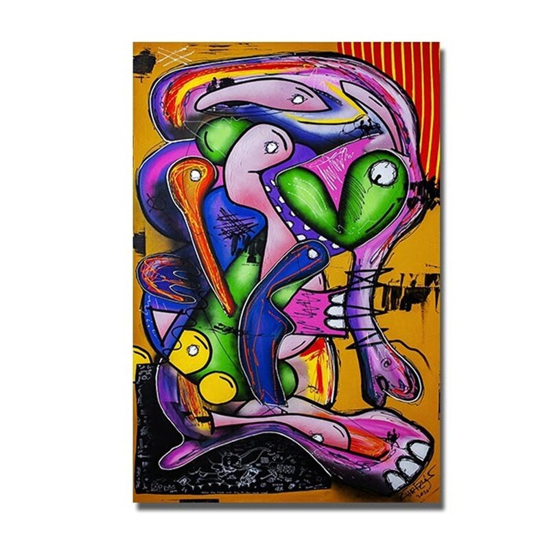 Arthia Designs - Abstract Graffiti Picasso Canvas Art - Review