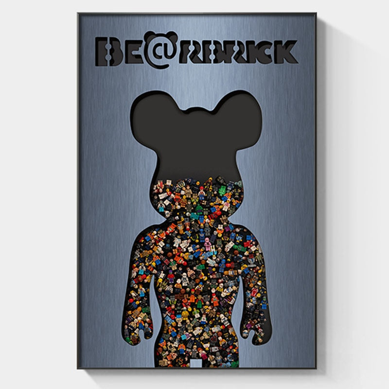 Arthia Designs - Cartoon Bearbrick Graffiti Canvas Art - Review