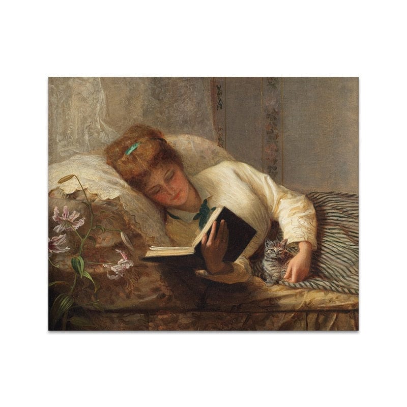 Arthia Designs - Vintage Woman Reading Canvas Art - Review