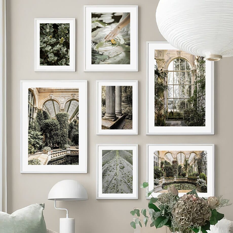 Arthia Designs - Luxury Green Plant Glasshouse Canvas Art - Review