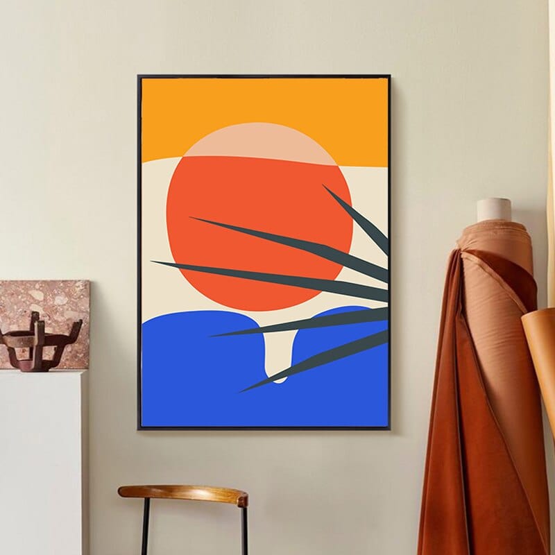 Arthia Designs - Geometric Sunrise Canvas Art - Review