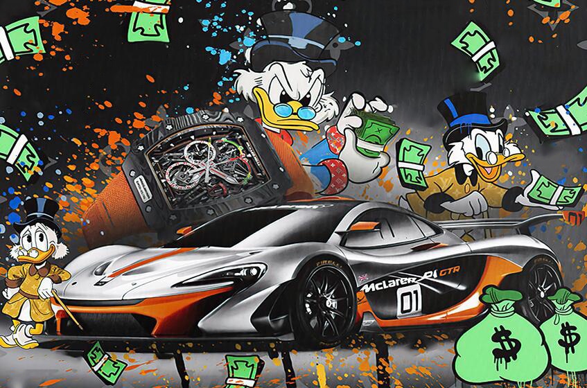 Arthia Designs - Mickey Mouse and Donald Duck Graffiti Canvas Art - Review