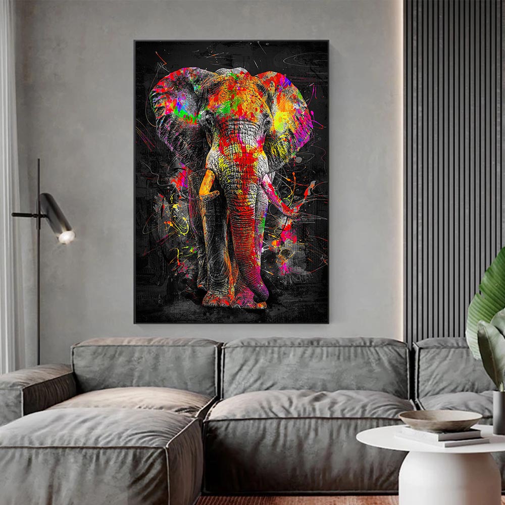 Arthia Designs - Graffiti Animals Oil Paintings Canvas Art - Review