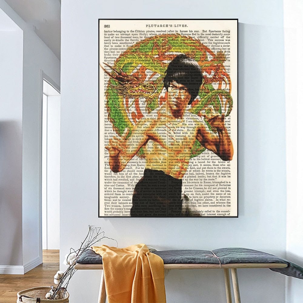 Arthia Designs - Dragon: The Bruce Lee Canvas Art - Review