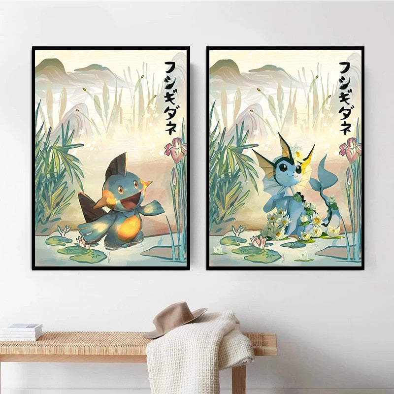 Arthia Designs - Japanese Pokemon Squirtle Anime Canvas Art - Review