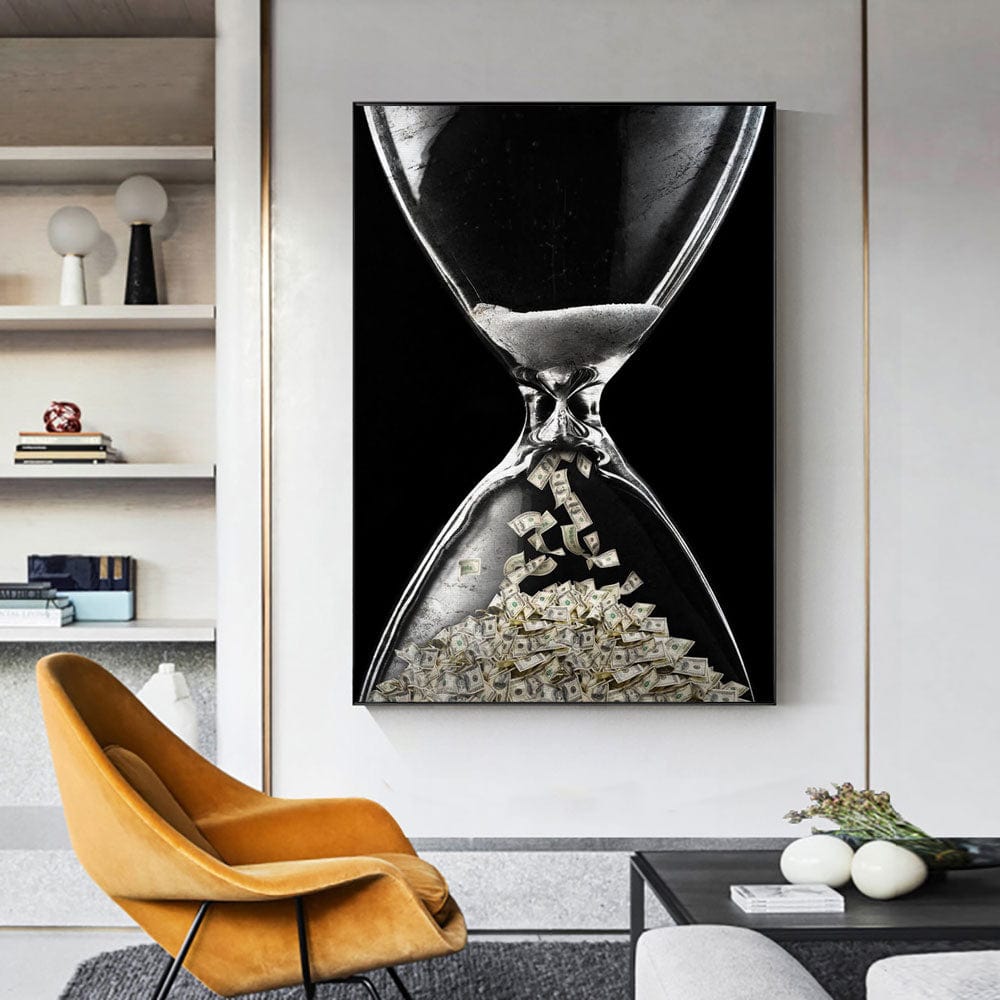 Arthia Designs - Time is Money Canvas Art - Review