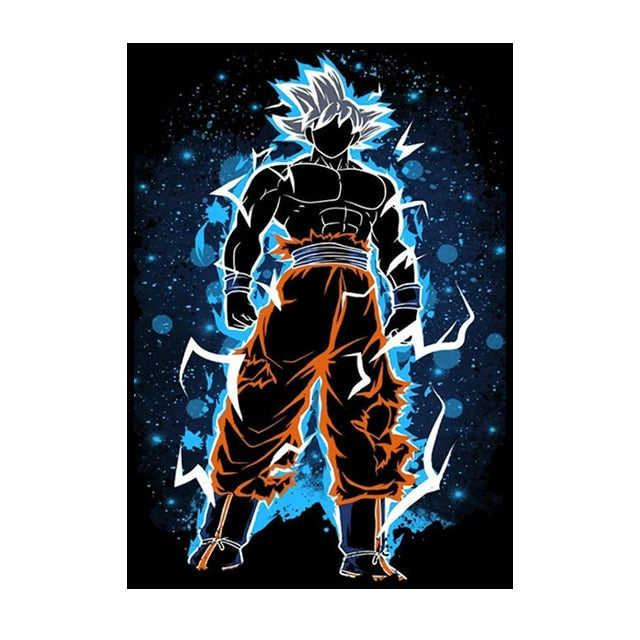 Arthia Designs - Dragon Ball Goku Silhouette Canvas Art - Review