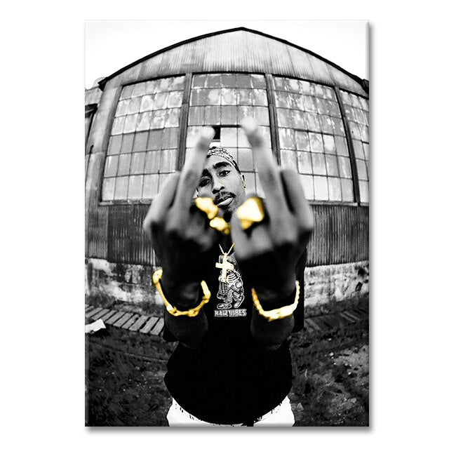 Arthia Designs - Black & White Rapper Canvas Art - Review