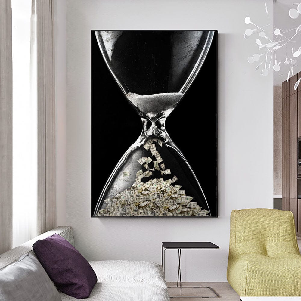 Arthia Designs - Time is Money Canvas Art - Review