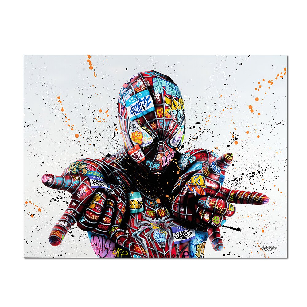 Arthia Designs - Graffiti Spider-Man Wolverine Canvas Art - Review