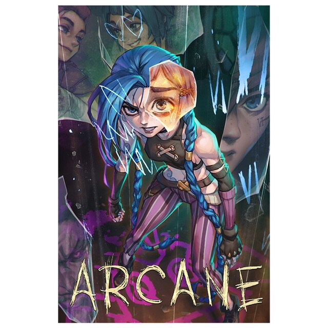 Arthia Designs - League Of Legends Arcane Poster Canvas Art - Review