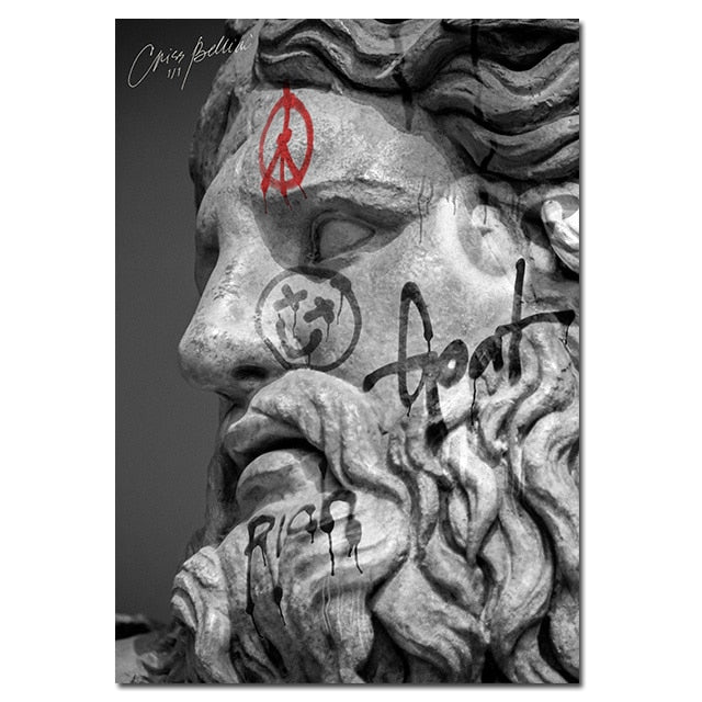 Arthia Designs - Graffiti David Head Sculpture Canvas Art - Review