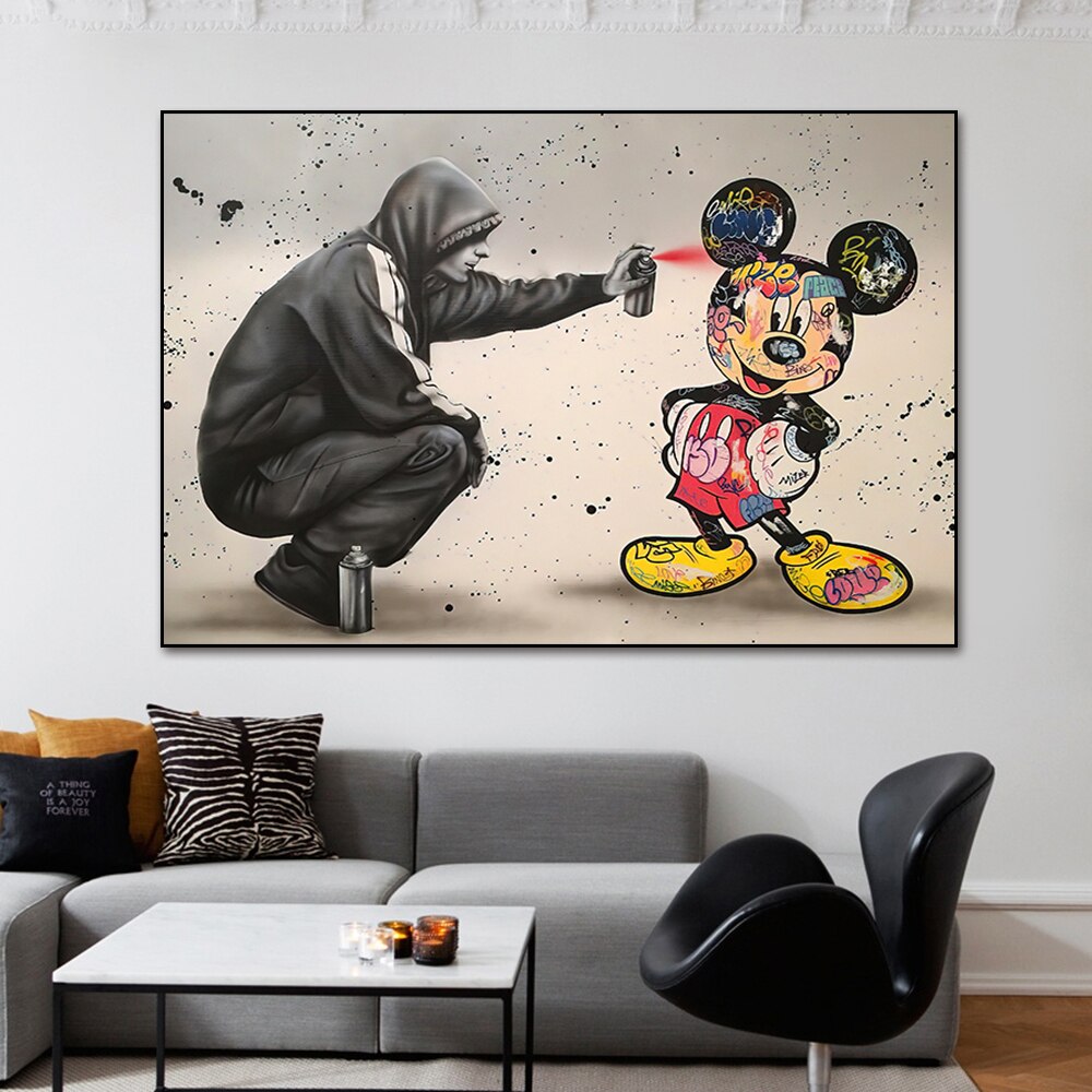 Arthia Designs - Mickey Mouse Graffiti Canvas Art - Review