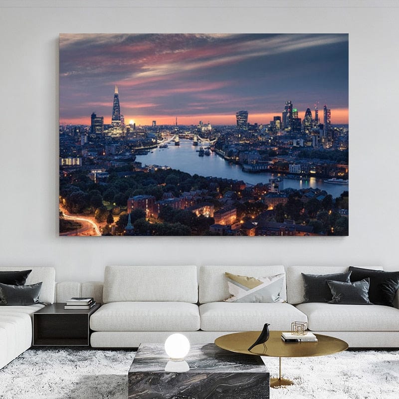 Arthia Designs - Beautiful City Night View Canvas Art - Review