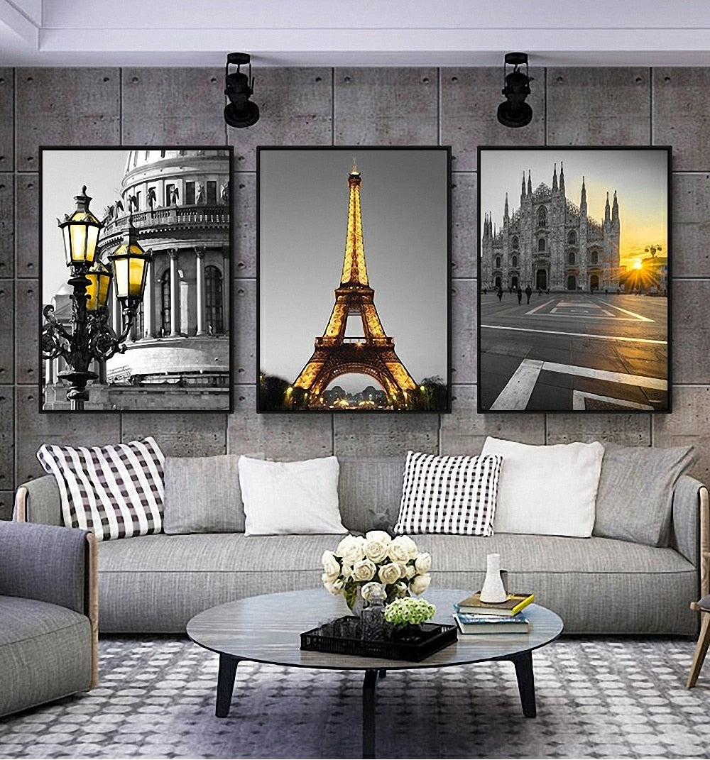 Arthia Designs - Modern Monument Building Canvas Art - Review