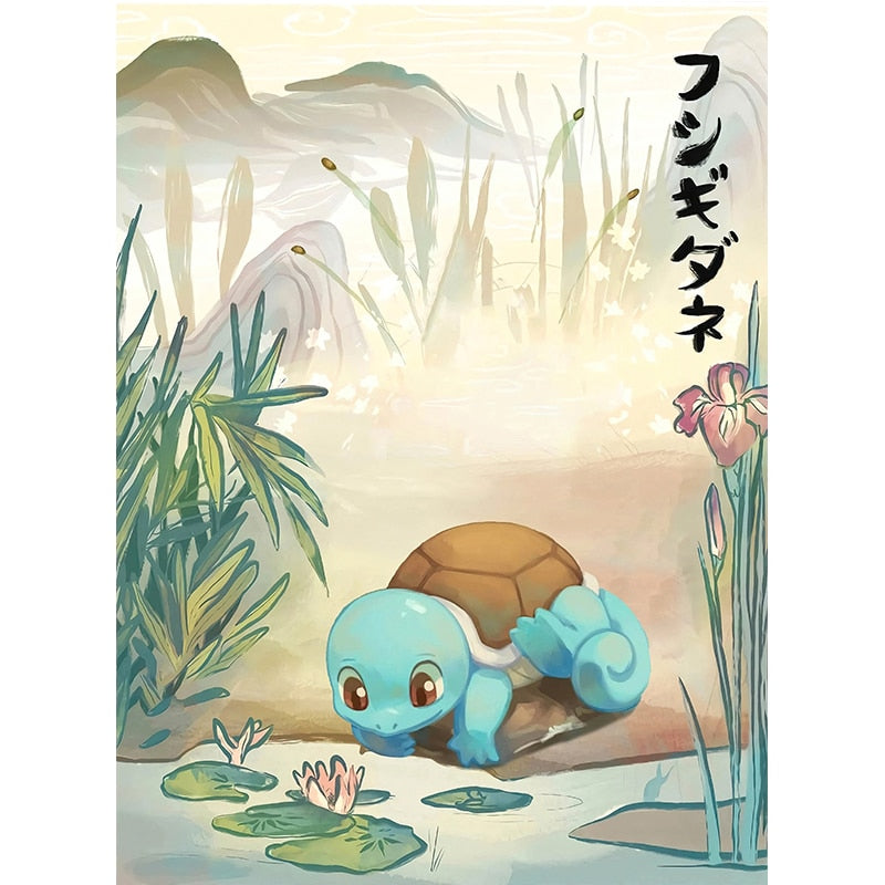 Arthia Designs - Japanese Pokemon Squirtle Anime Canvas Art - Review