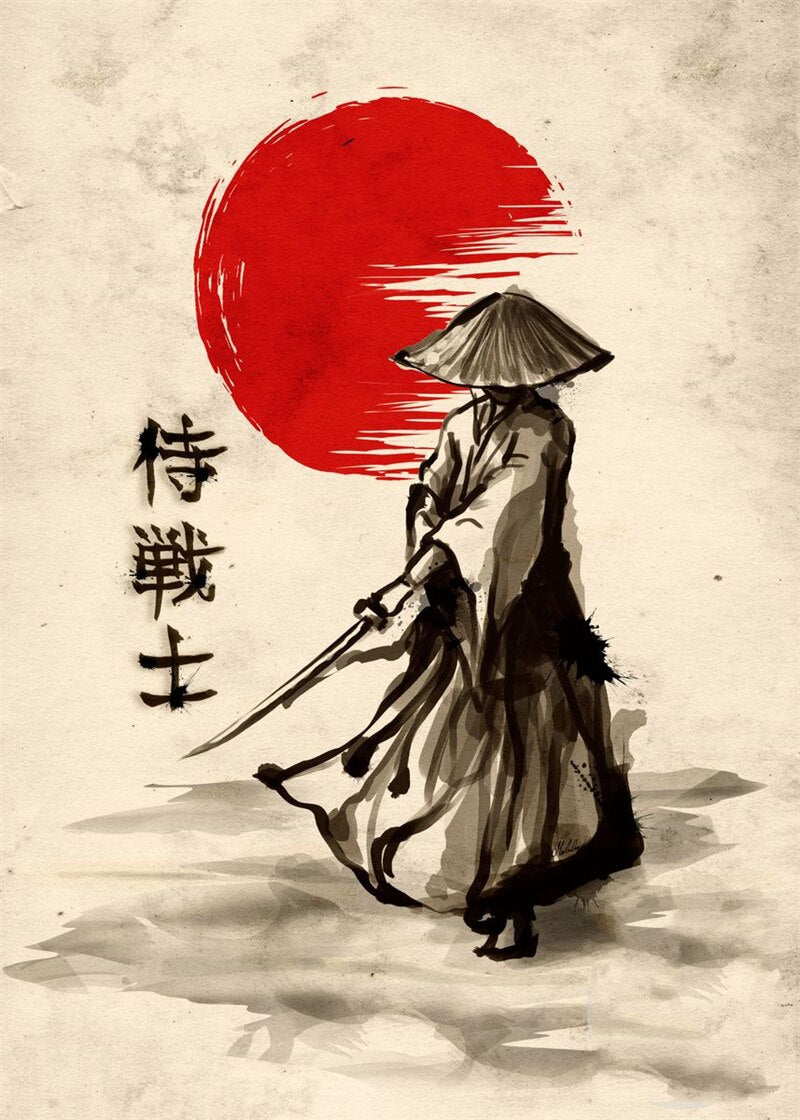 Arthia Designs - Japanese Samurai Canvas Art - Review