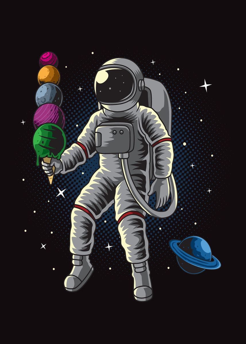 Arthia Designs - Various Funny Astronaut Painting Canvas Art - Review