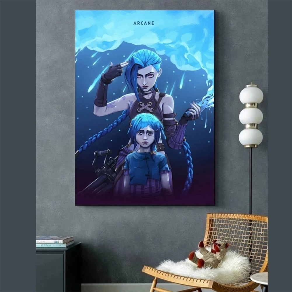 Arthia Designs - League Of Legends Arcane Poster Canvas Art - Review