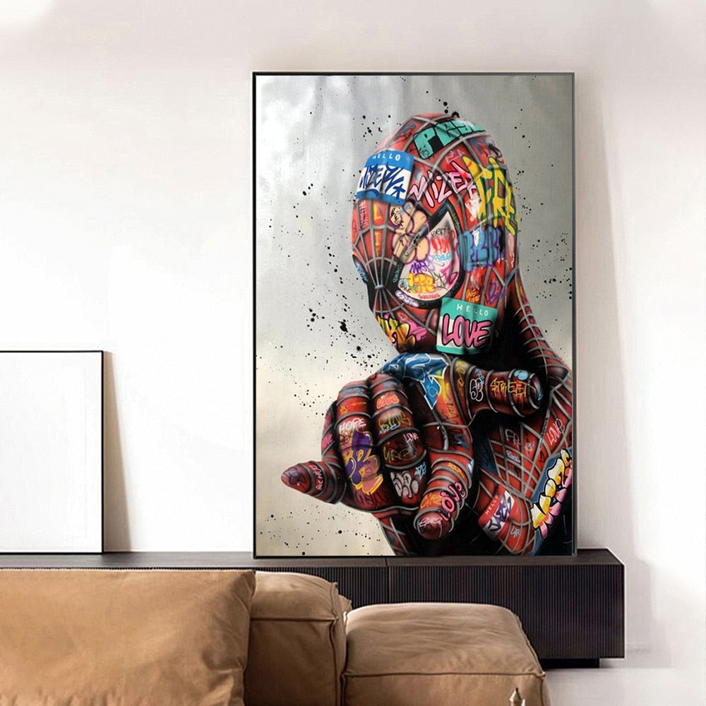 Arthia Designs - Graffiti Spider-Man Wolverine Canvas Art - Review