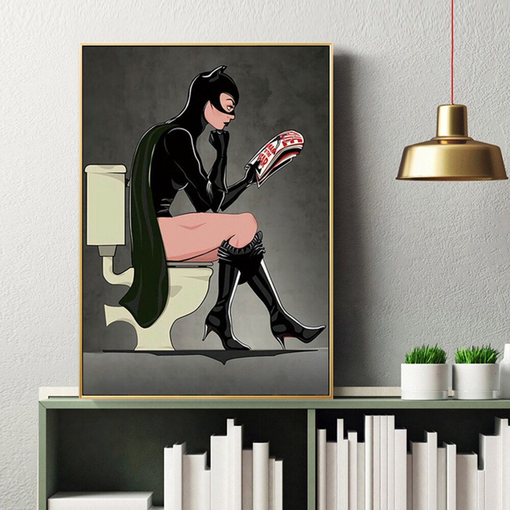 Arthia Designs - DC Superheroes Pooping Canvas Art - Review