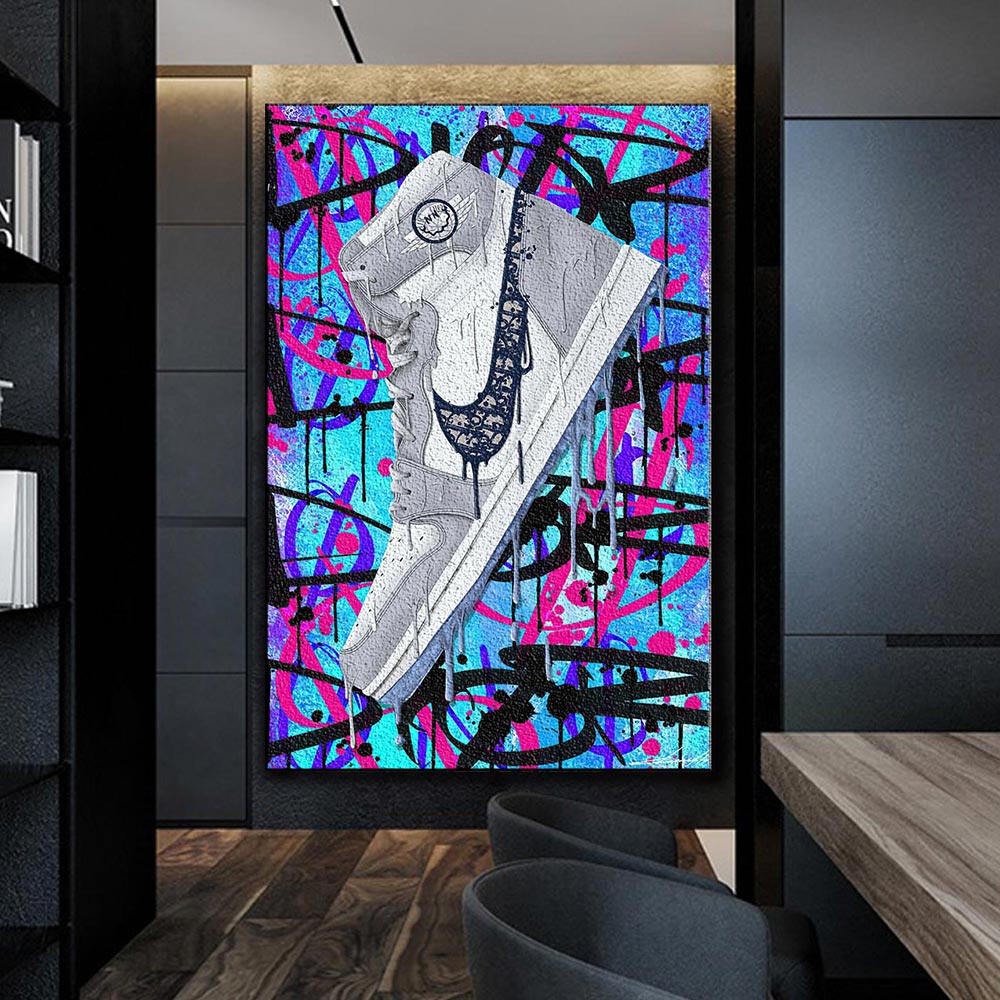 Arthia Designs - Couple Graffiti Sneakers Canvas Art - Review