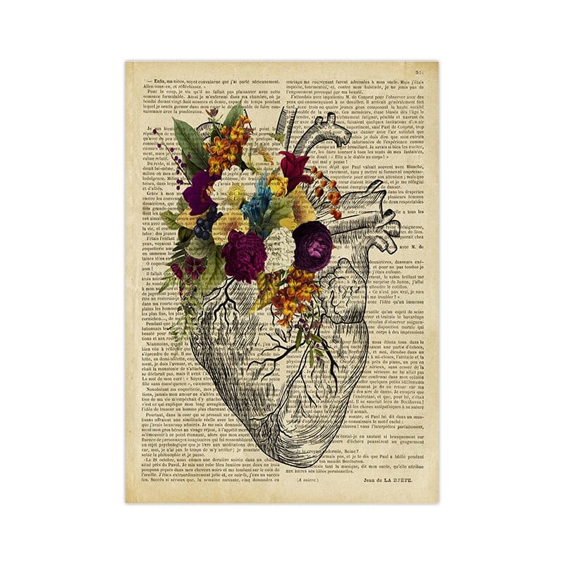 Arthia Designs - Vintage Anatomie Florale Canvas Art - Review