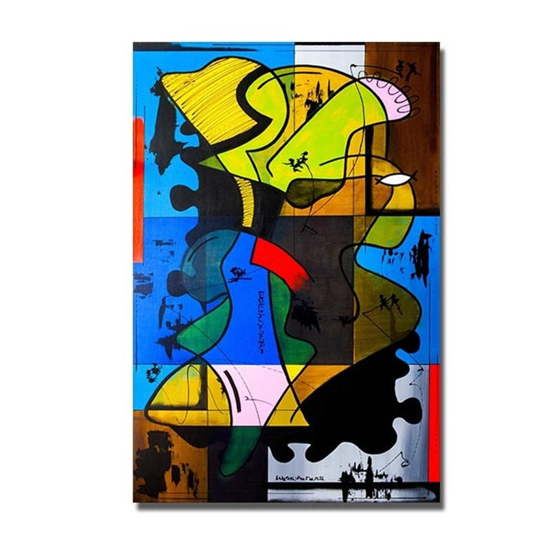 Arthia Designs - Abstract Graffiti Picasso Canvas Art - Review