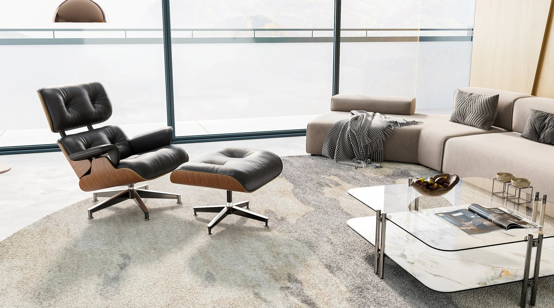 Arthia Designs - Eames Mid-Century American Lounge Chair and Ottoman (Tall Version) - Review