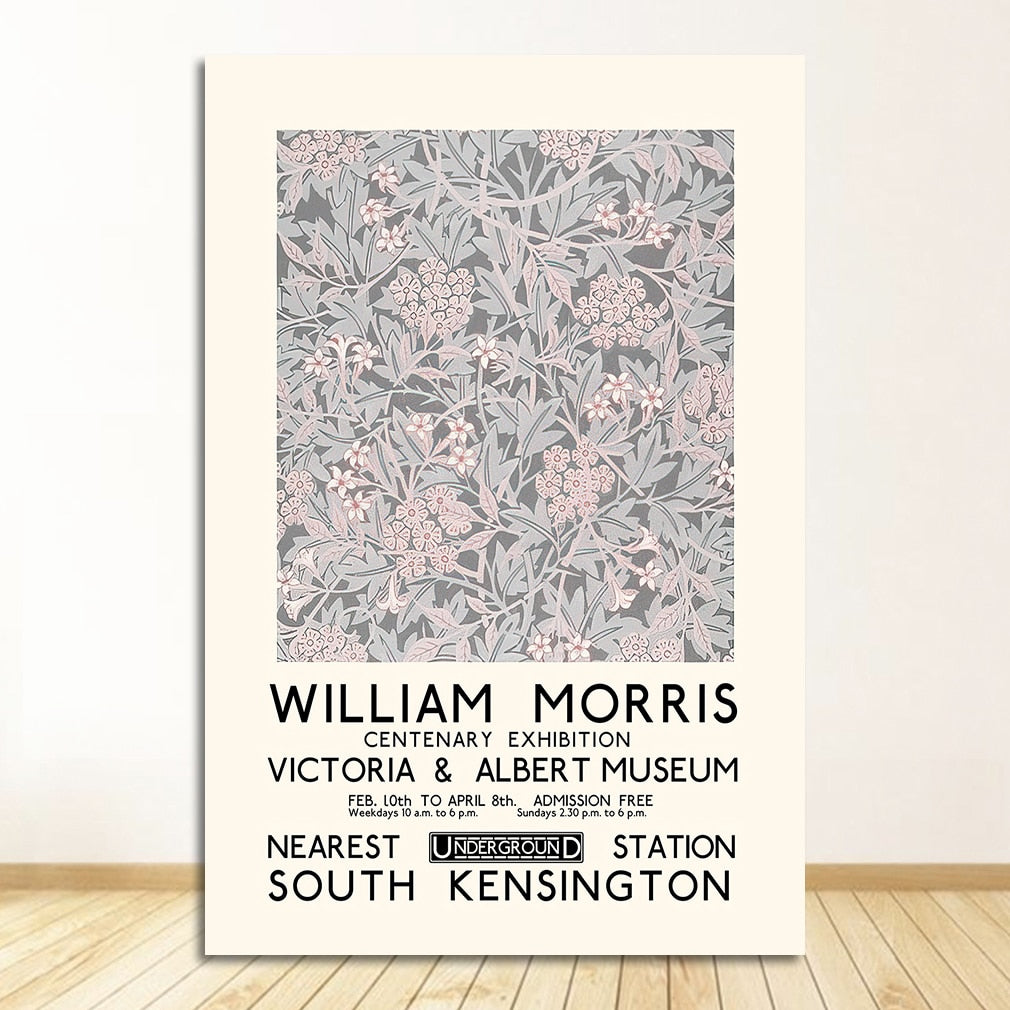 Arthia Designs - William Morris Museum Exhibition Poster Canvas Art - Review