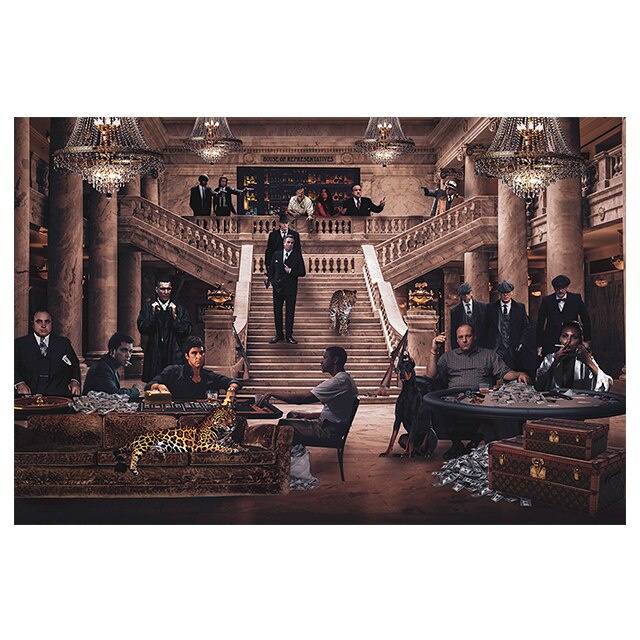 Arthia Designs - Classic Mafia Assembly Canvas Art - Review