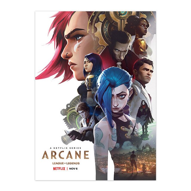 Arthia Designs - League Of Legends Arcane Poster Canvas Art - Review