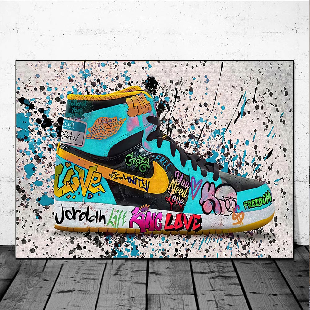 Arthia Designs - Couple Graffiti Sneakers Canvas Art - Review