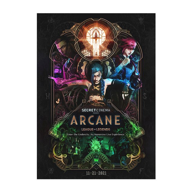 Arthia Designs - League Of Legends Arcane Poster Canvas Art - Review