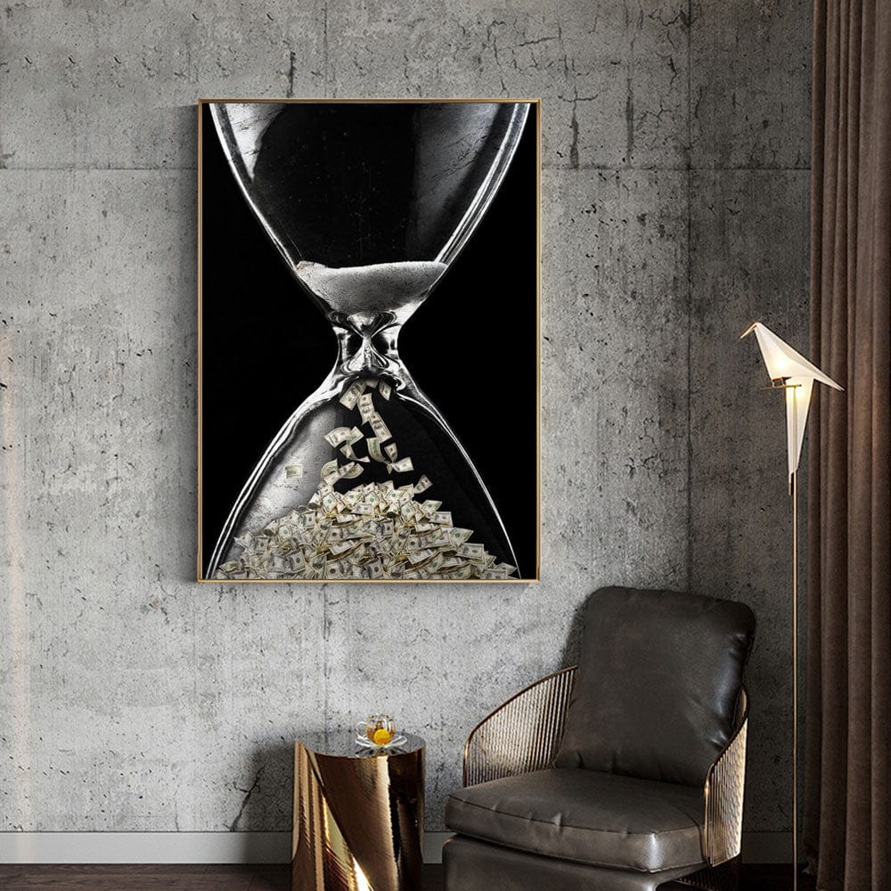 Arthia Designs - Time is Money Canvas Art - Review