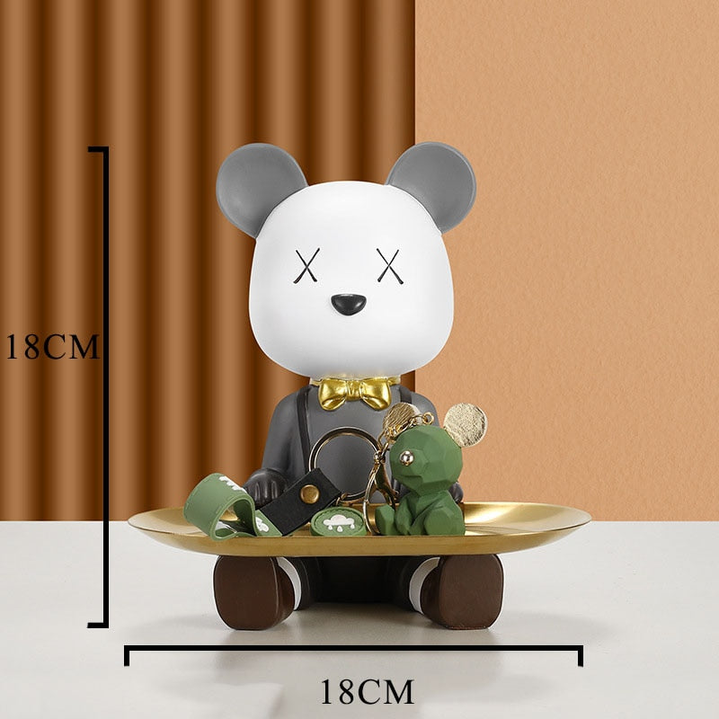 Arthia Designs - Sitting Bow Tie Bear Tray Statue - Review