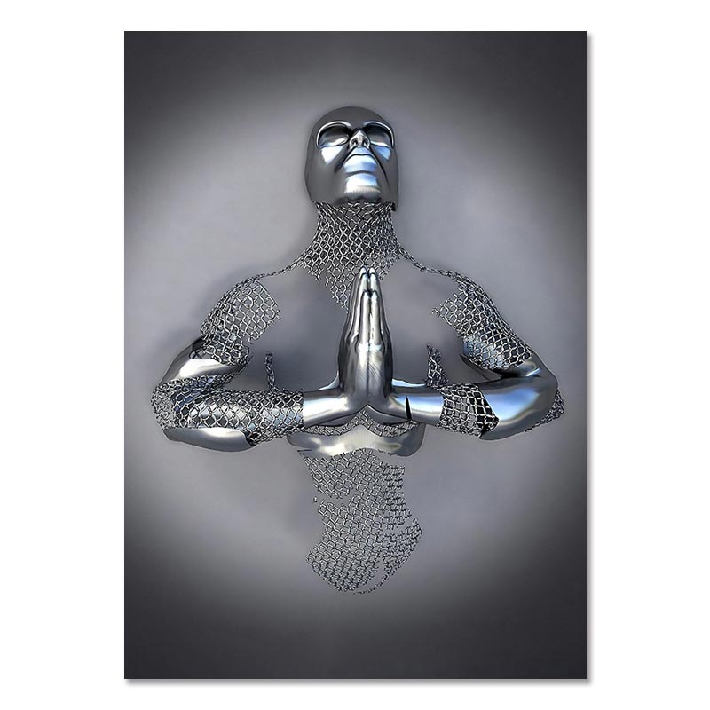 Arthia Designs - Abstract Sexy Couple Metal Figure Canvas Art - Review