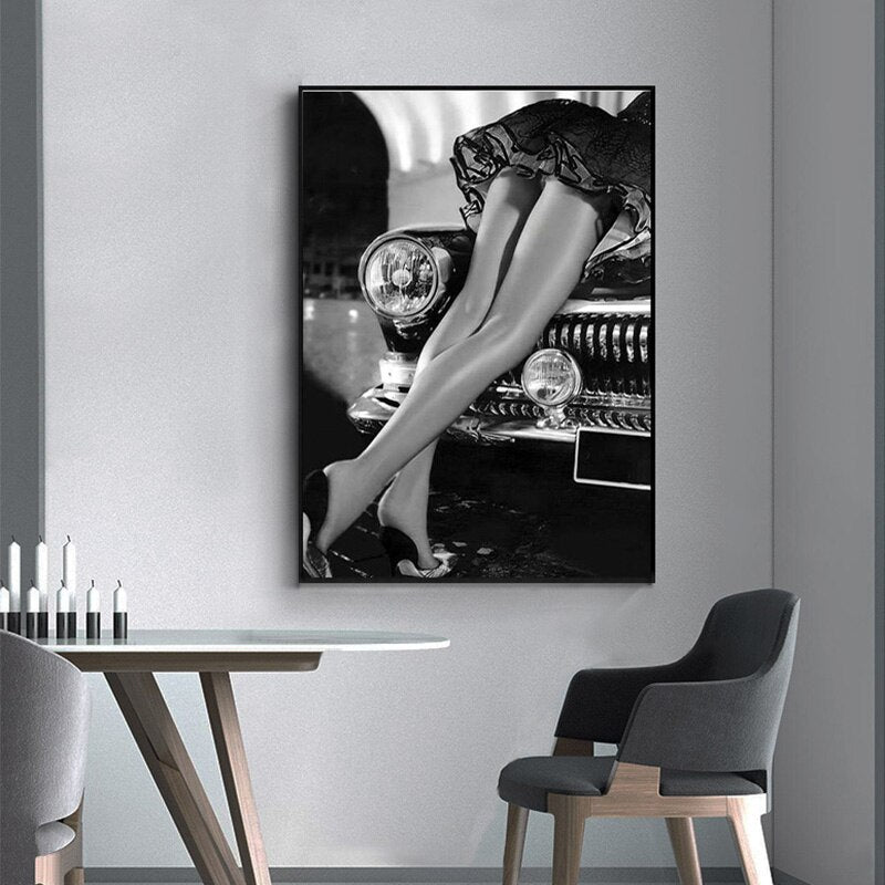 Arthia Designs - Sexy Pretty Women Legs Canvas Art - Review