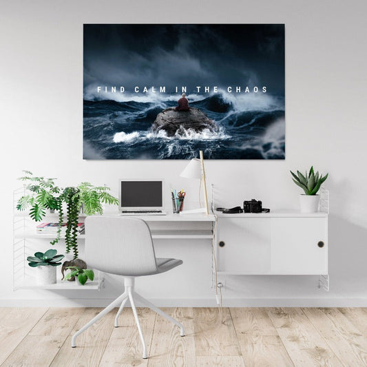 Arthia Designs - Find Calm In The Chaos Canvas Art - Review