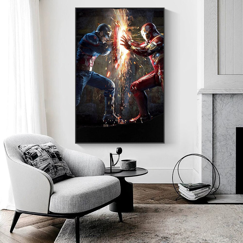 Arthia Designs - Avengers Civil War Canvas Art - Review