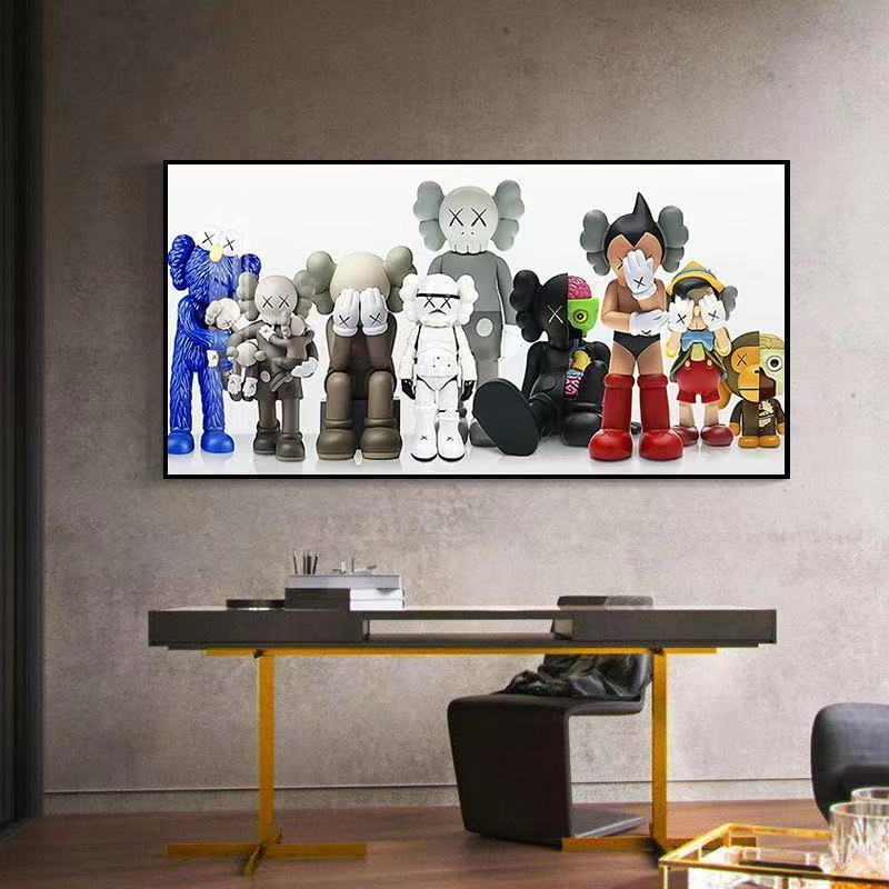 Arthia Designs - Bearbrick Cartoon Doll Canvas Art - Review