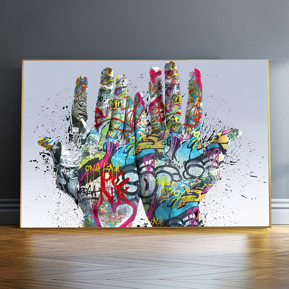 Arthia Designs - Hand Gesture Graffiti Canvas Art - Review