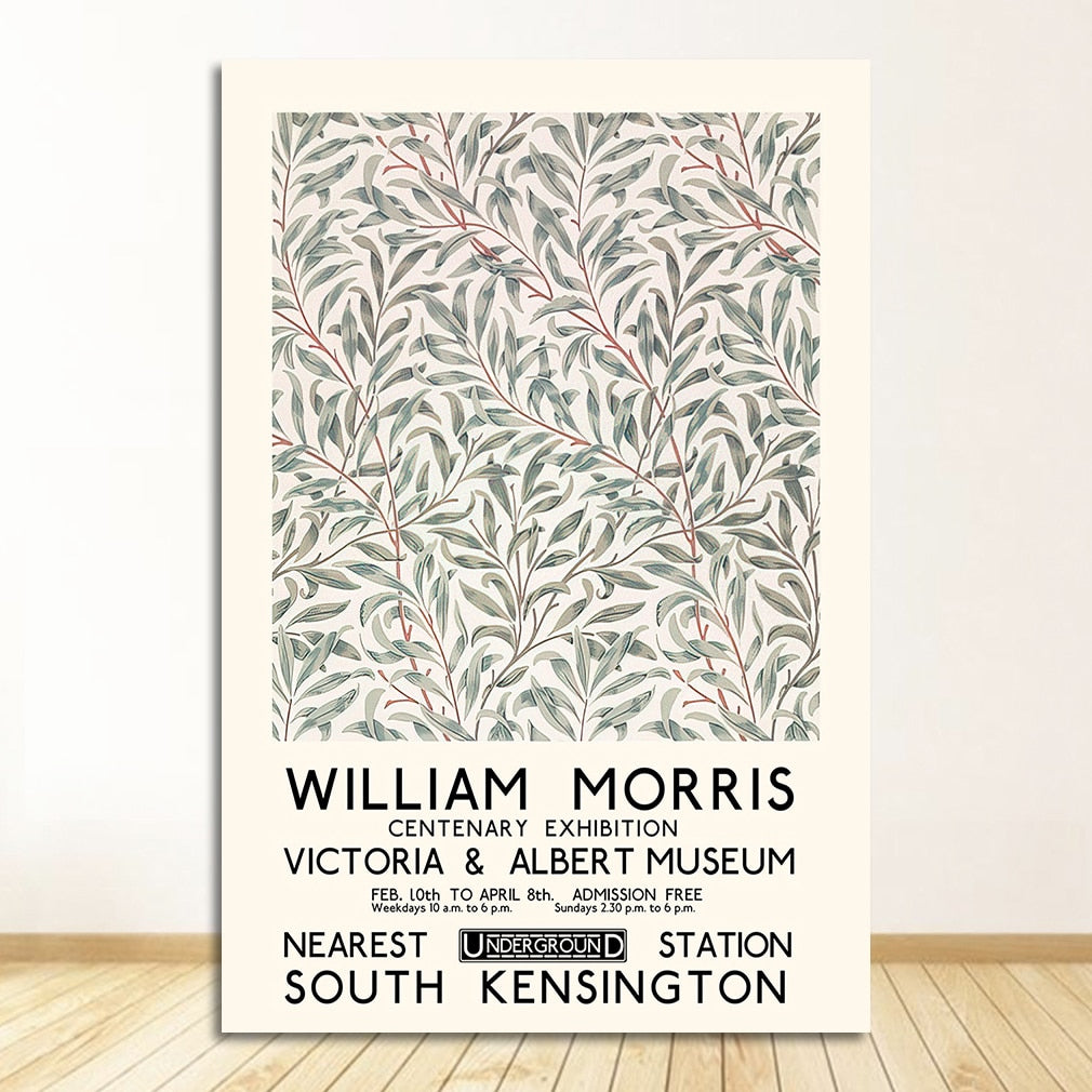 Arthia Designs - William Morris Museum Exhibition Poster Canvas Art - Review