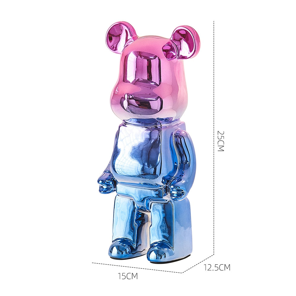 Arthia Designs - Electroplating Piggy Bank Bear Statue - Review